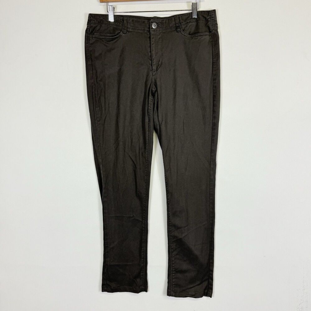 Habitat Pants Women Medium Taupe Brown Stretch Twill Forestcore Earthy‎ Neutral